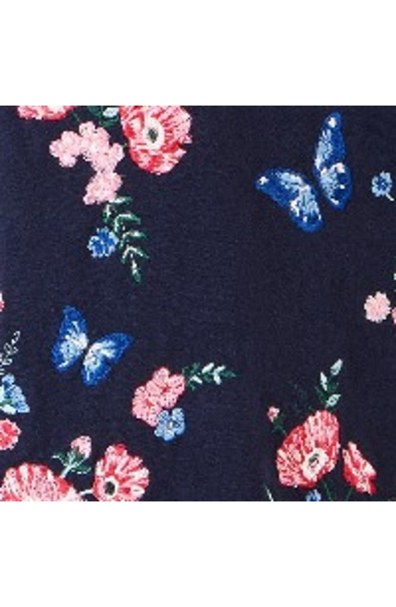 Yumi Embroidered Knitted Floral Tunic, Alternate, color, Navy