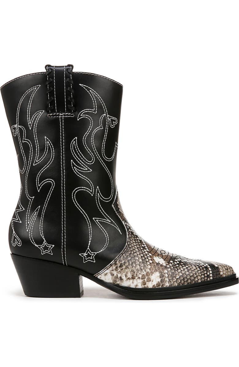 Franco Sarto Bianca Western Boot, Alternate, color, Grey Multi