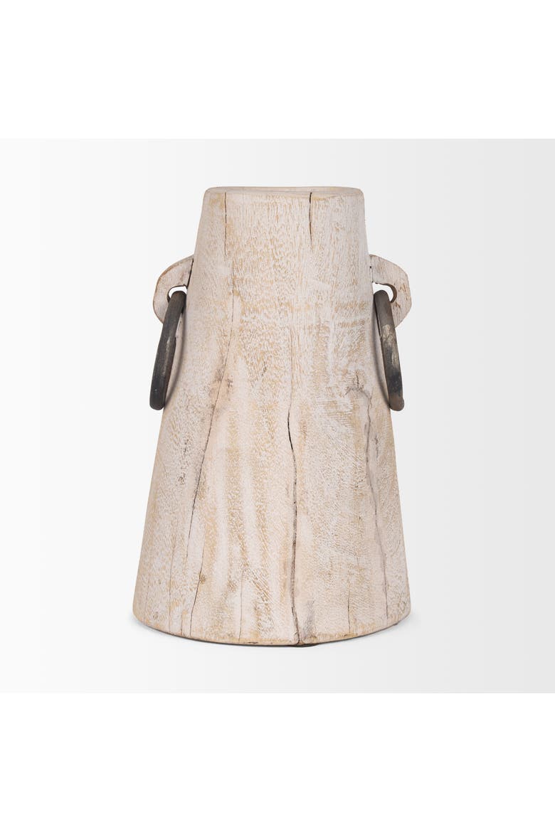 Monique Wood Pot, Alternate, color, Beige