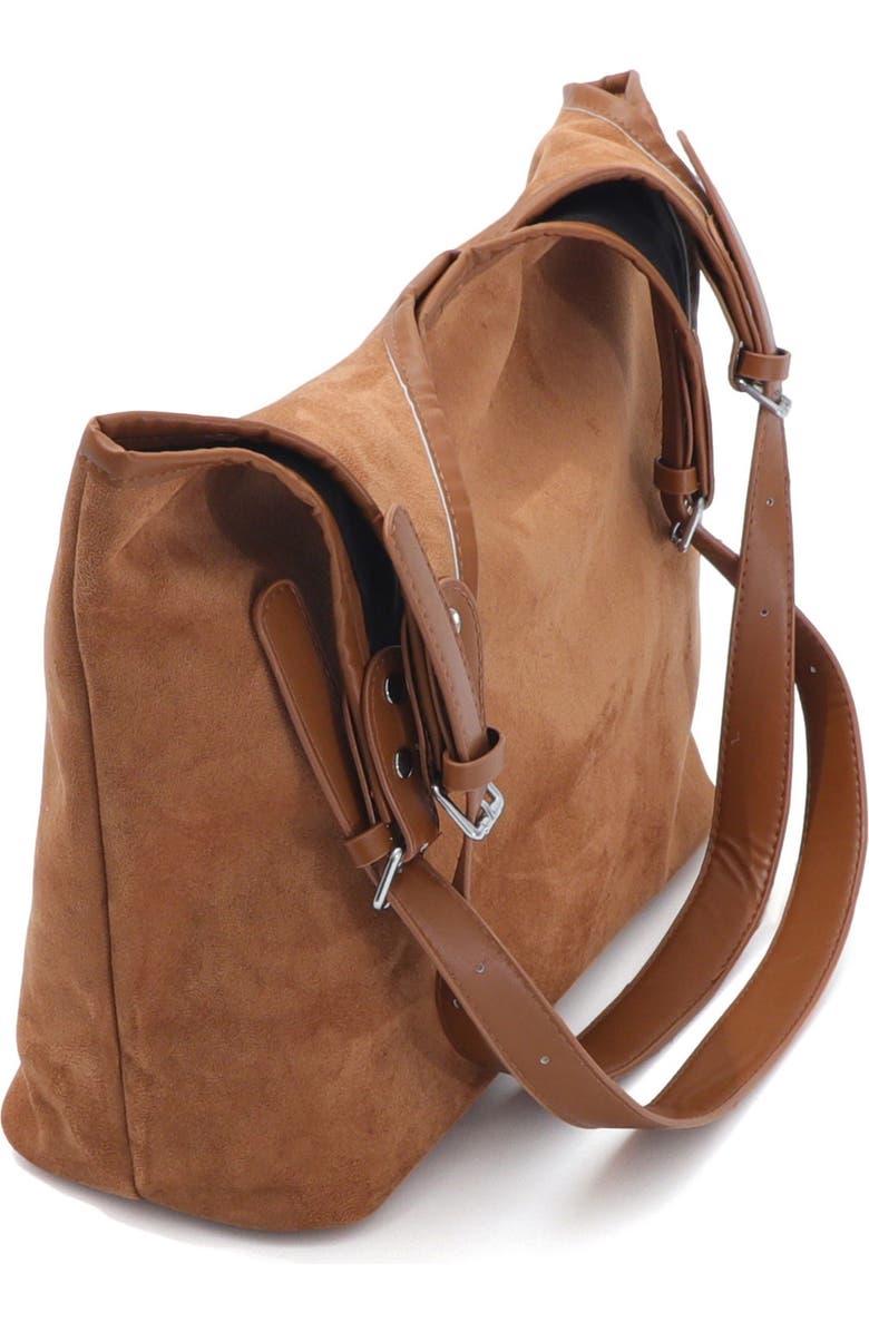 Adornia Rust Brown Shoulder Bag, Alternate, color, Brown