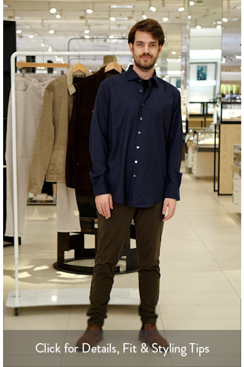 Esk Valley Wool Mélange Button-Up Shirt video
