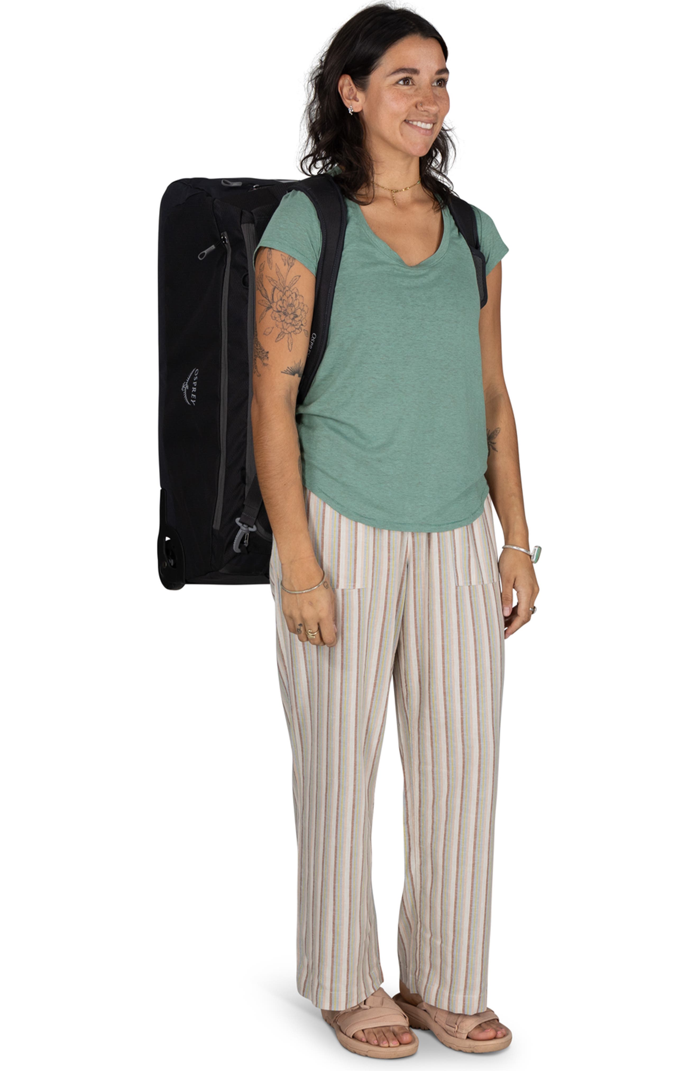 Osprey Daylite 85-Liter 28-Inch Wheeled Duffle Bag Luggage, Alternate, color, Black