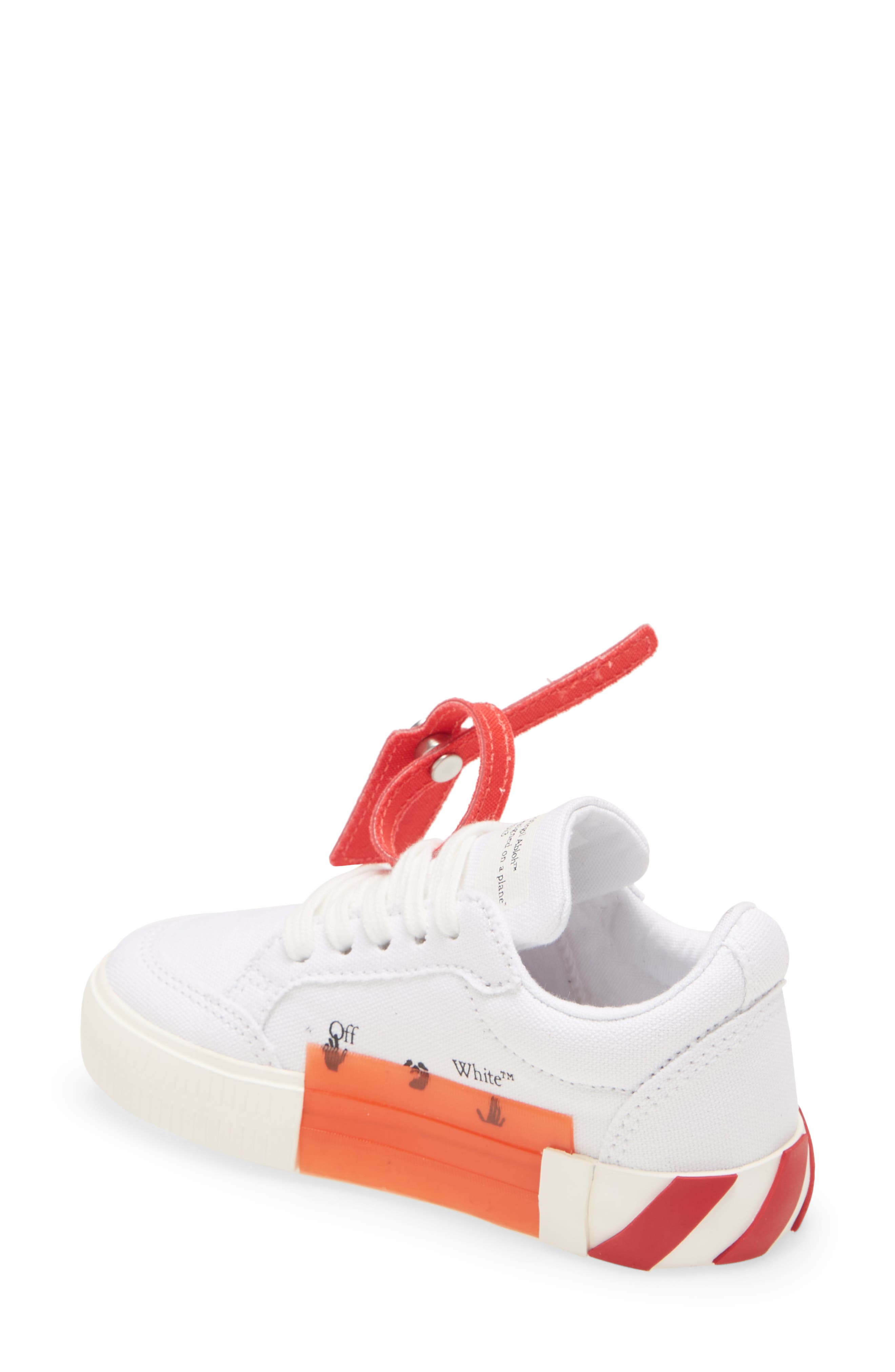 Off-White Kids' Vulcanized Low Top Sneaker, Alternate, color, 