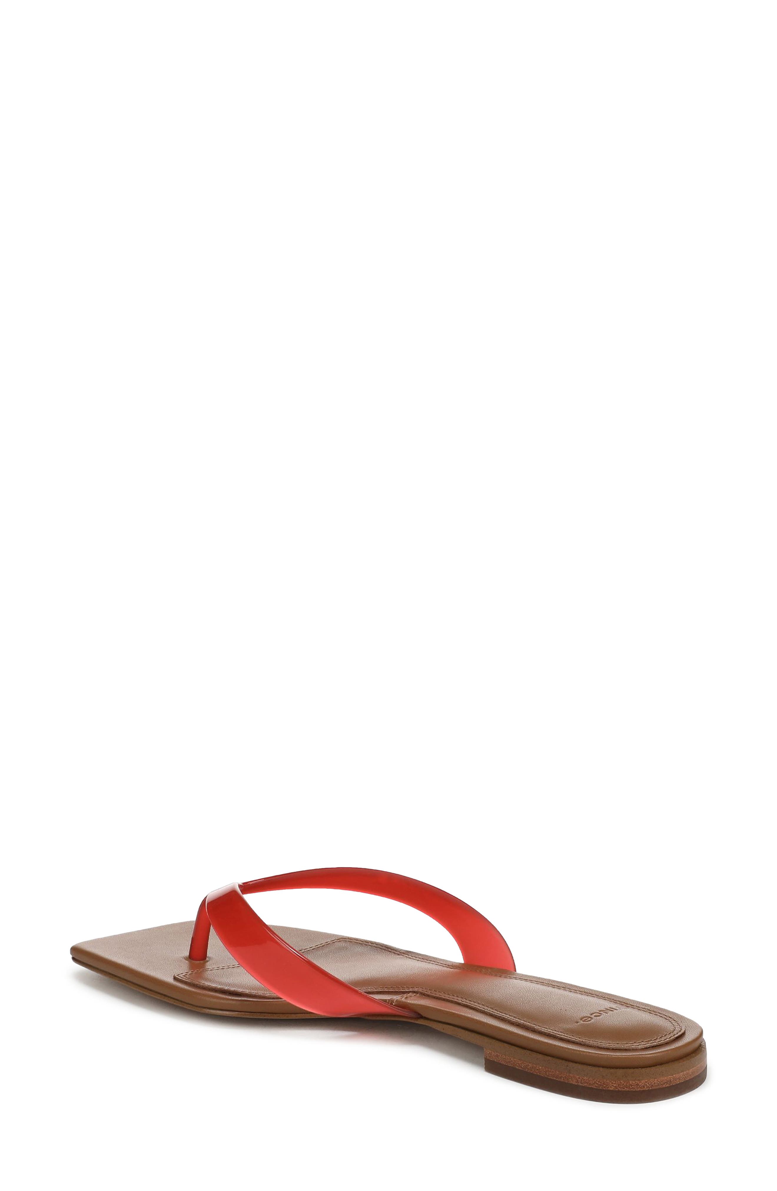 San Juan Flip Flop, Alternate, color, TOMATO RED
