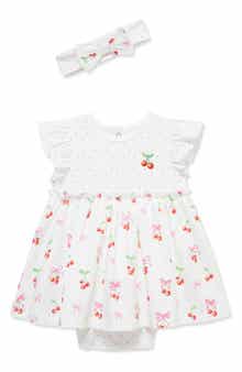 Little Me <p>Kids' Cherries Bodysuit Dress & Headband Set (Baby)</p>