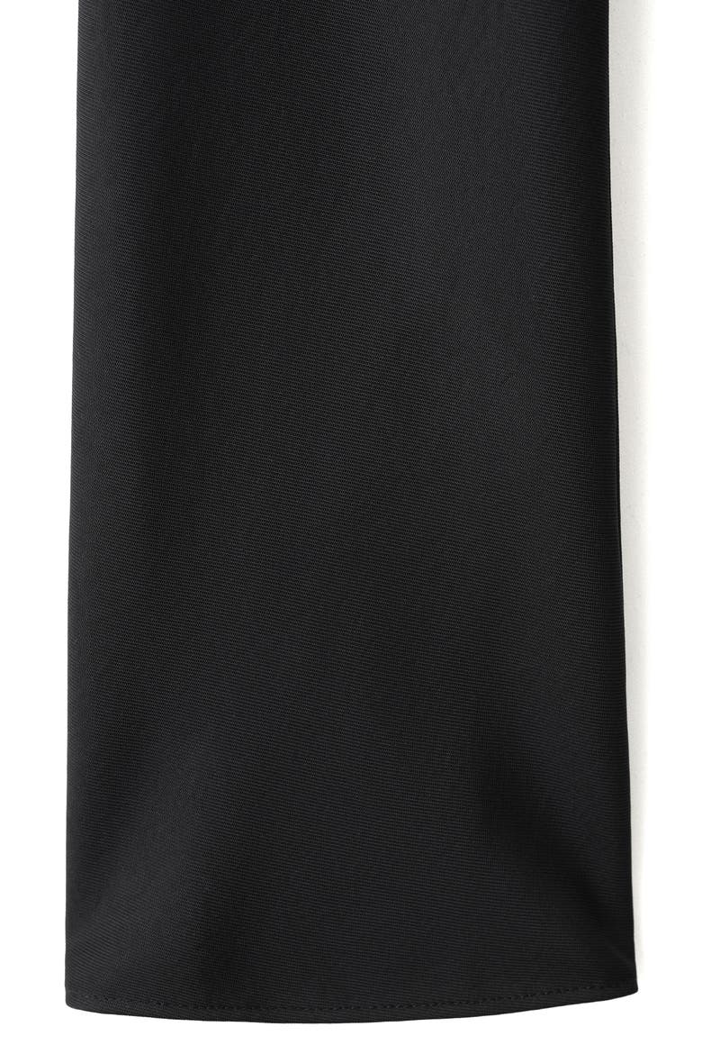 Cowl Neck Long Sleeve Dress, Alternate, color, BLACK