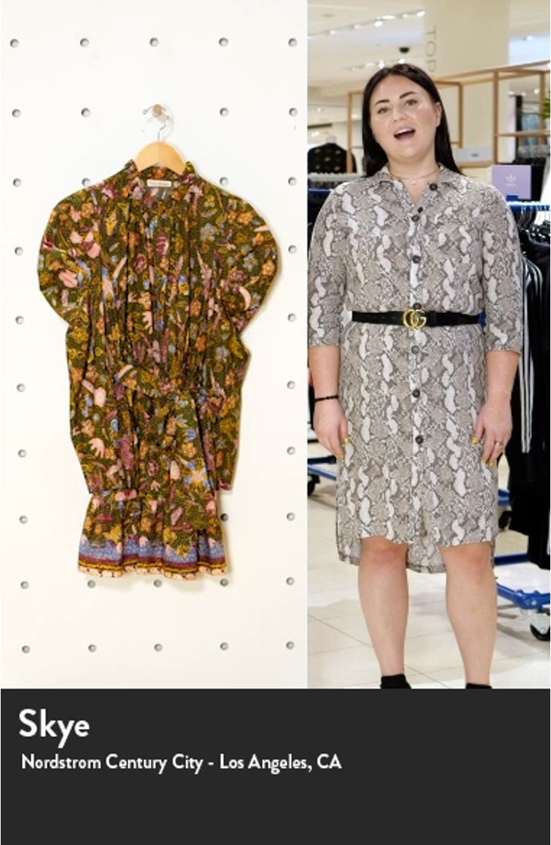 Naima Ruffle Long Sleeve Dress, sales video thumbnail