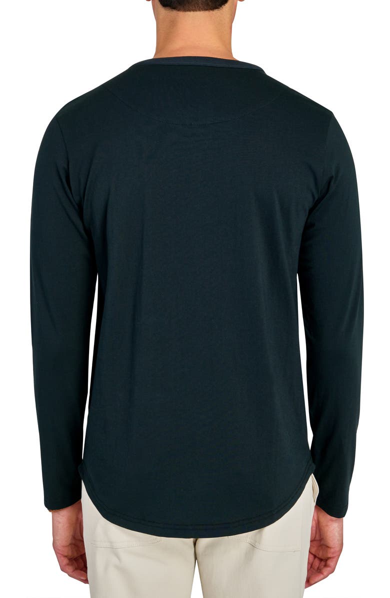 Brooklyn Brigade Solid Cotton Stretch Long Sleeve Henley, Alternate, color, 