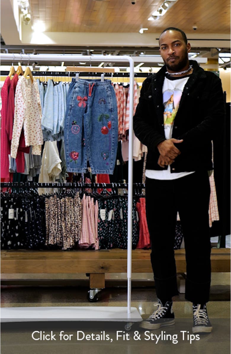 Kids' Doodles Embroidered Denim Jeans, sales video thumbnail