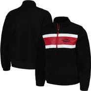 G-III SPORTS BY CARL BANKS Men's G-III Sports by Carl Banks Black Arkansas Razorbacks Pinch Runner Half-Zip Top
