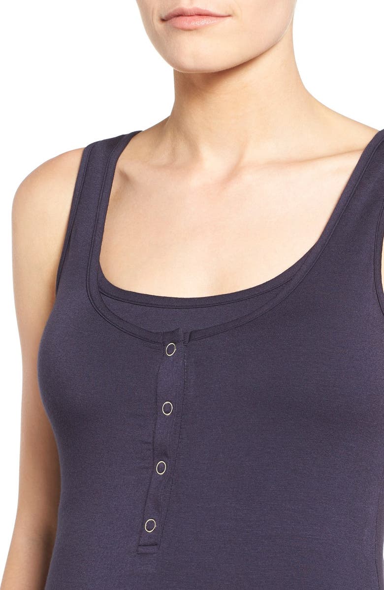 Nom Maternity Sleeveless Maternity/Nursing Dress, Alternate, color, Navy