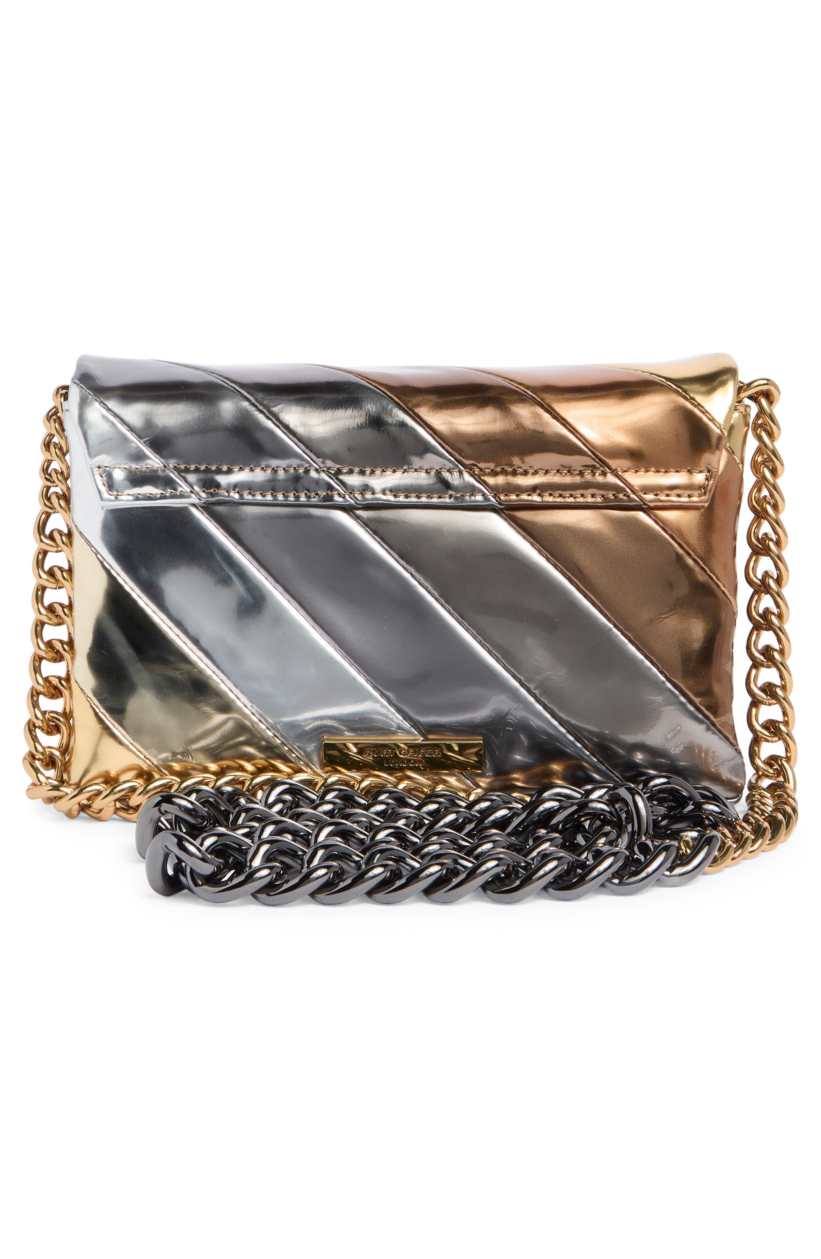 Kurt Geiger London Mini Kensington Flap Convertible Crossbody Bag, Alternate, color, 