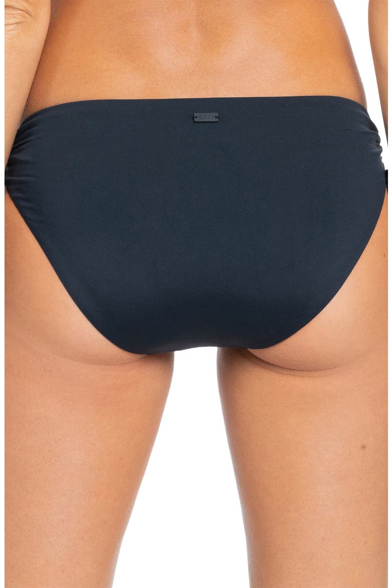 Beach Classics Side Tie Hipster Bikini Bottoms, Alternate, color, ANTHRACITE