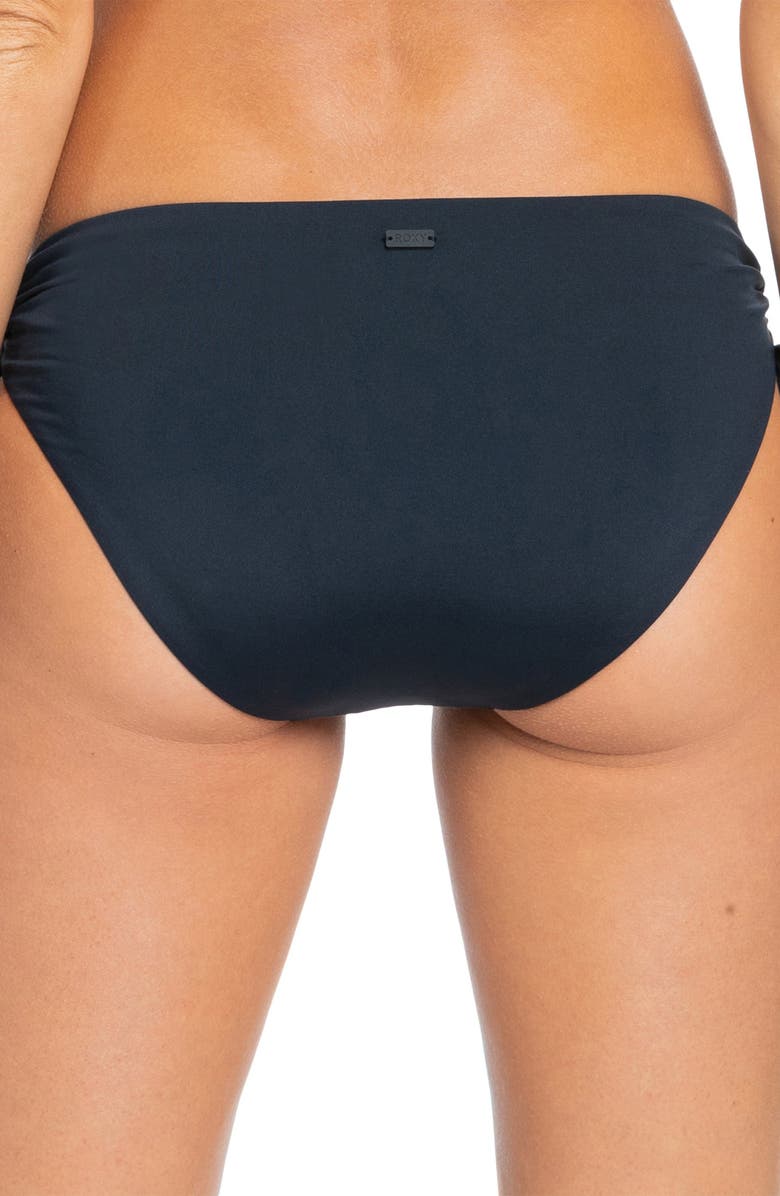 Roxy Beach Classics Side Tie Hipster Bikini Bottoms, Alternate, color,