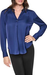 DKNY Park Satin Top