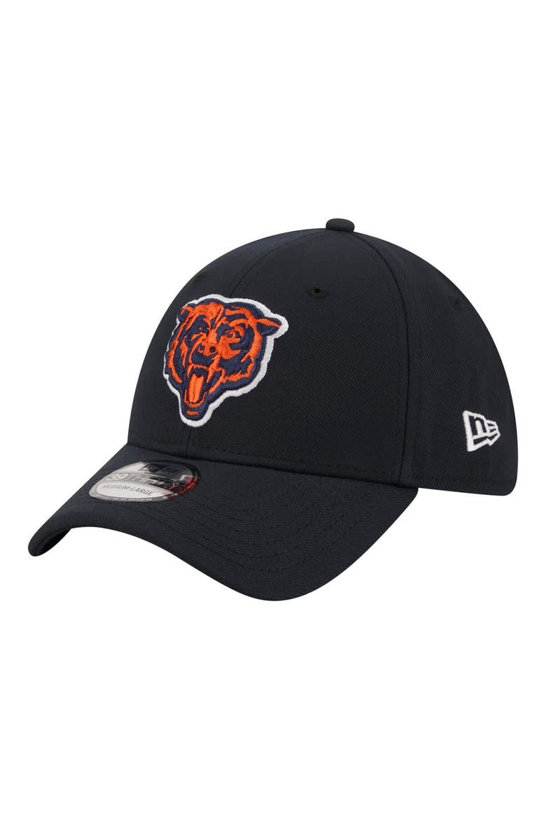 Men's New Era  Navy Chicago Bears Core Team 39THIRTY Flex Hat, Main, color, Navy