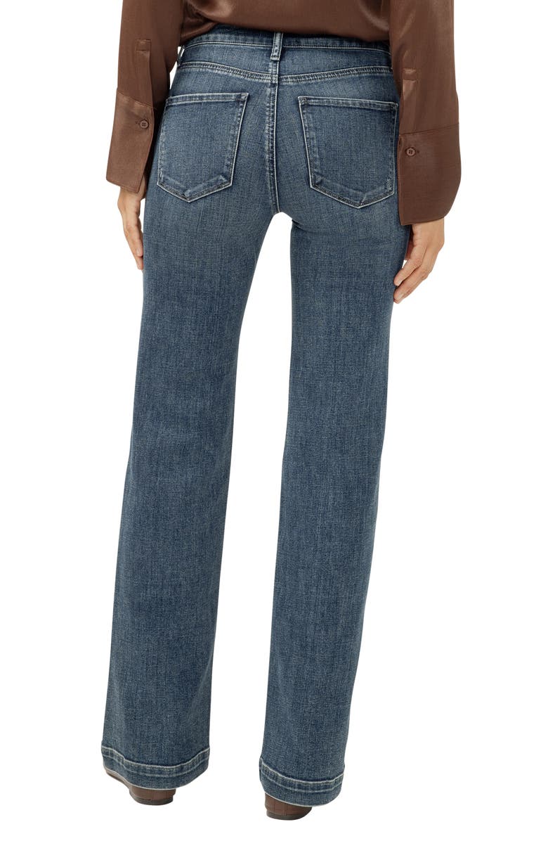 Silver Jeans Co. Avery Curvy High Waist Relaxed Straight Leg Trouser Jeans, Alternate, color, Westminster