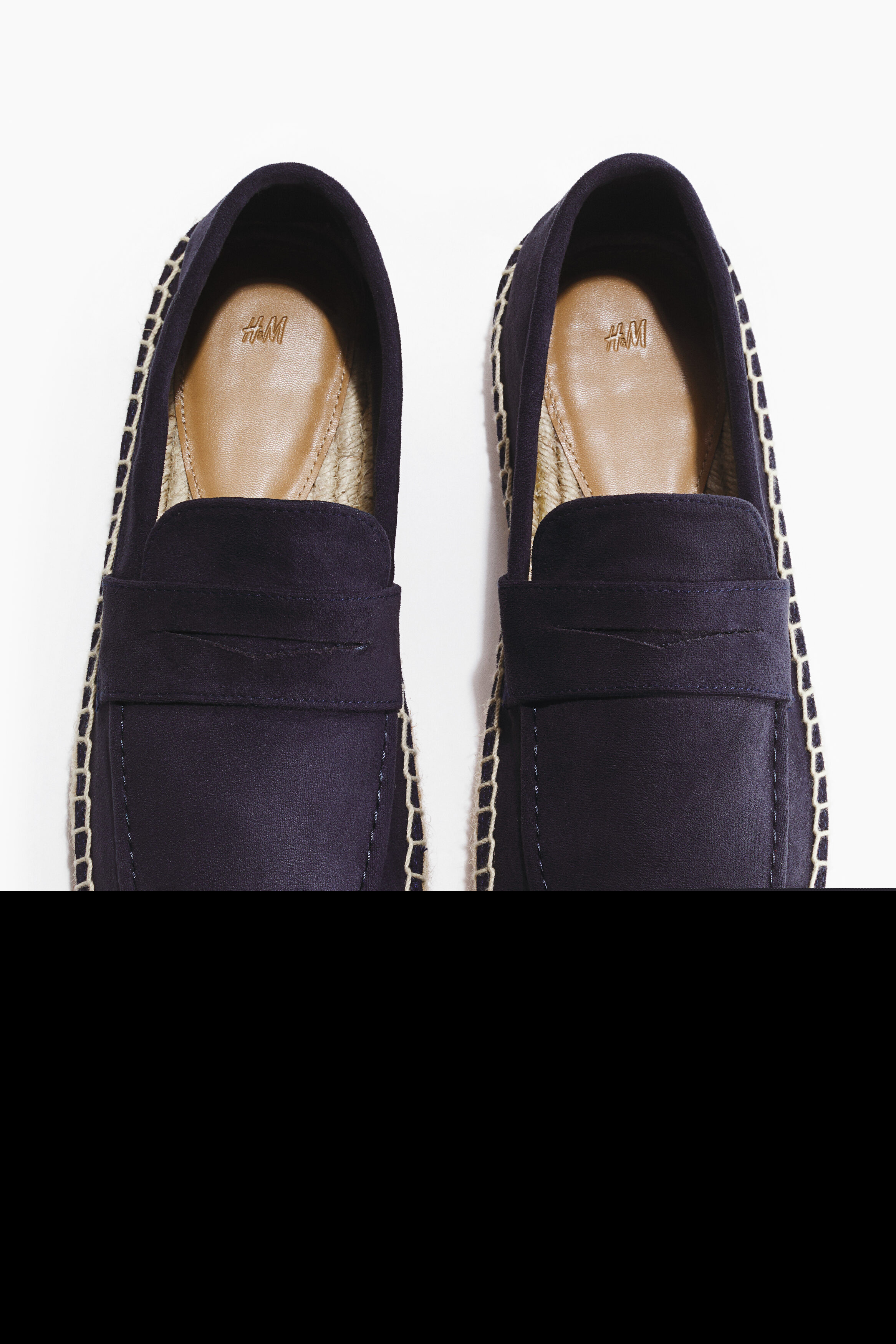 H&M Espadrilles, Alternate, color, Navy Blue