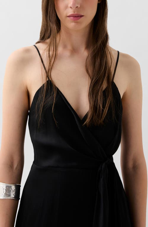 Scalpers Slip Knot Dress In Black
