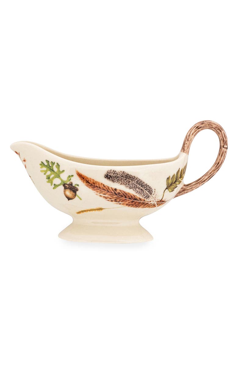 Juliska Forest Walk Sauce Boat & Tray, Alternate, color, Caf Au Lait