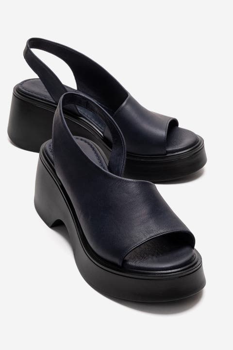 ROY Leather Wedge Sandal (Women)