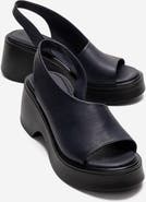 Forever & Always Shoes ROY Leather Wedge Sandal