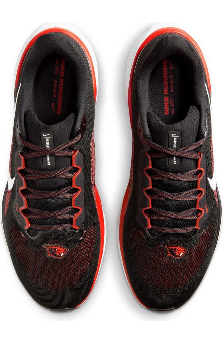 Nike Unisex Nike Black Oregon State Beavers Zoom Pegasus 41 Running Shoes, Alternate, color,