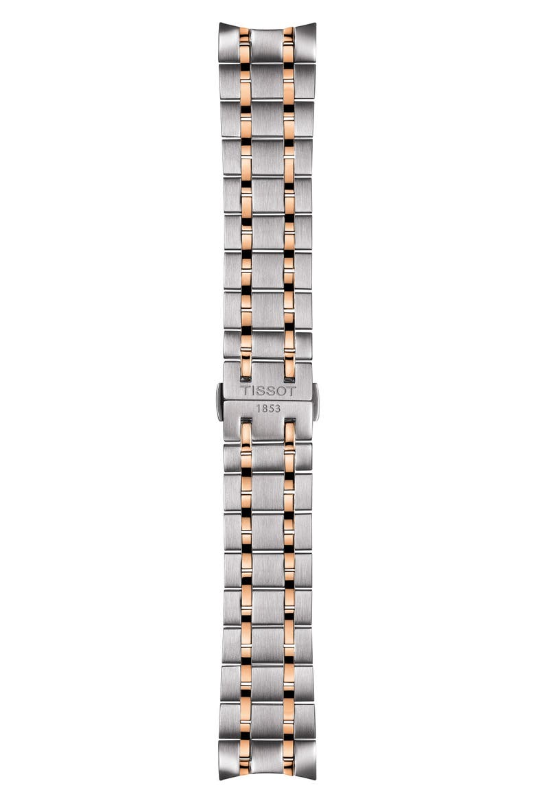 Chemin des Tourelles Two-Tone Bracelet Watch, 42mm, Alternate, color, SILVER