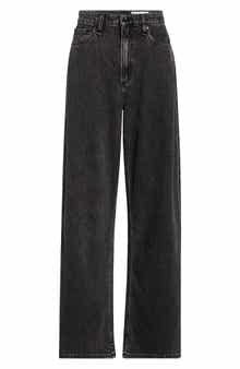 rag & bone Featherweight Logan High Waist Wide Leg Jeans