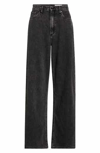 rag & bone Featherweight Logan High Waist Wide Leg Jeans