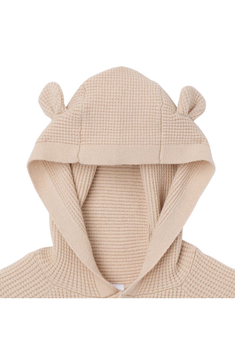 Modern Moments<sup>™</sup> by Gerber Hooded Sweater Romper, Alternate, color, Beige