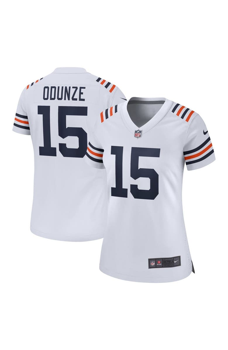 Nike Women's Nike Rome Odunze White Chicago Bears Alternate Game Jersey, Main, color, White