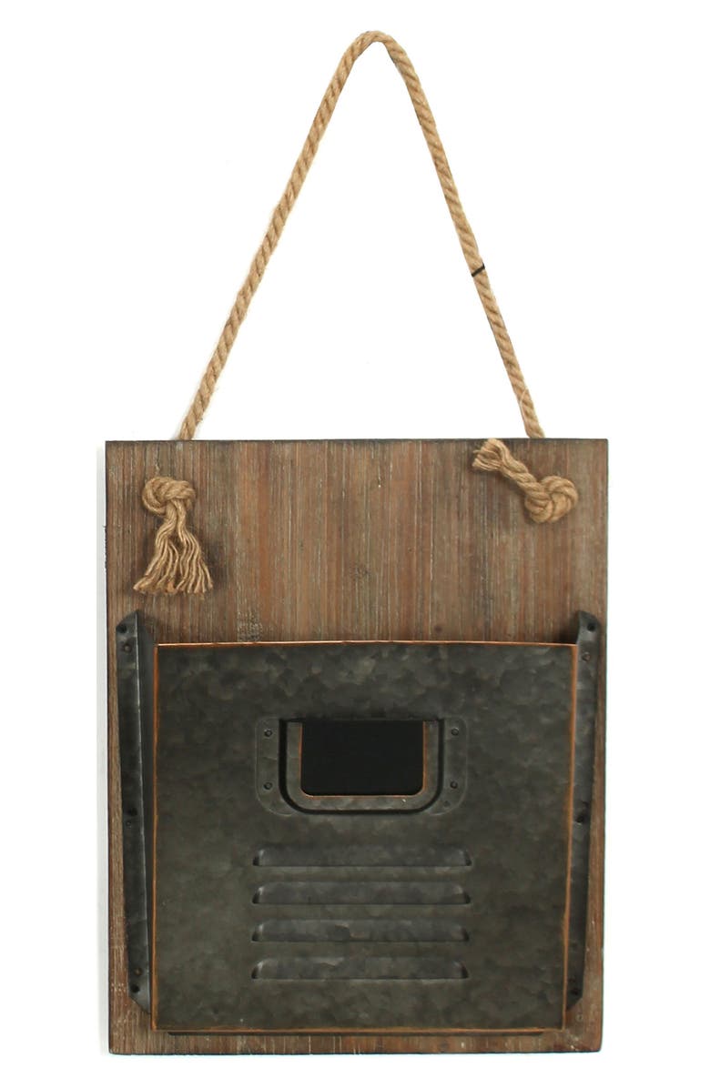 Crystal Art Gallery Wood & Metal Hanging Mail Holder, Main, color,