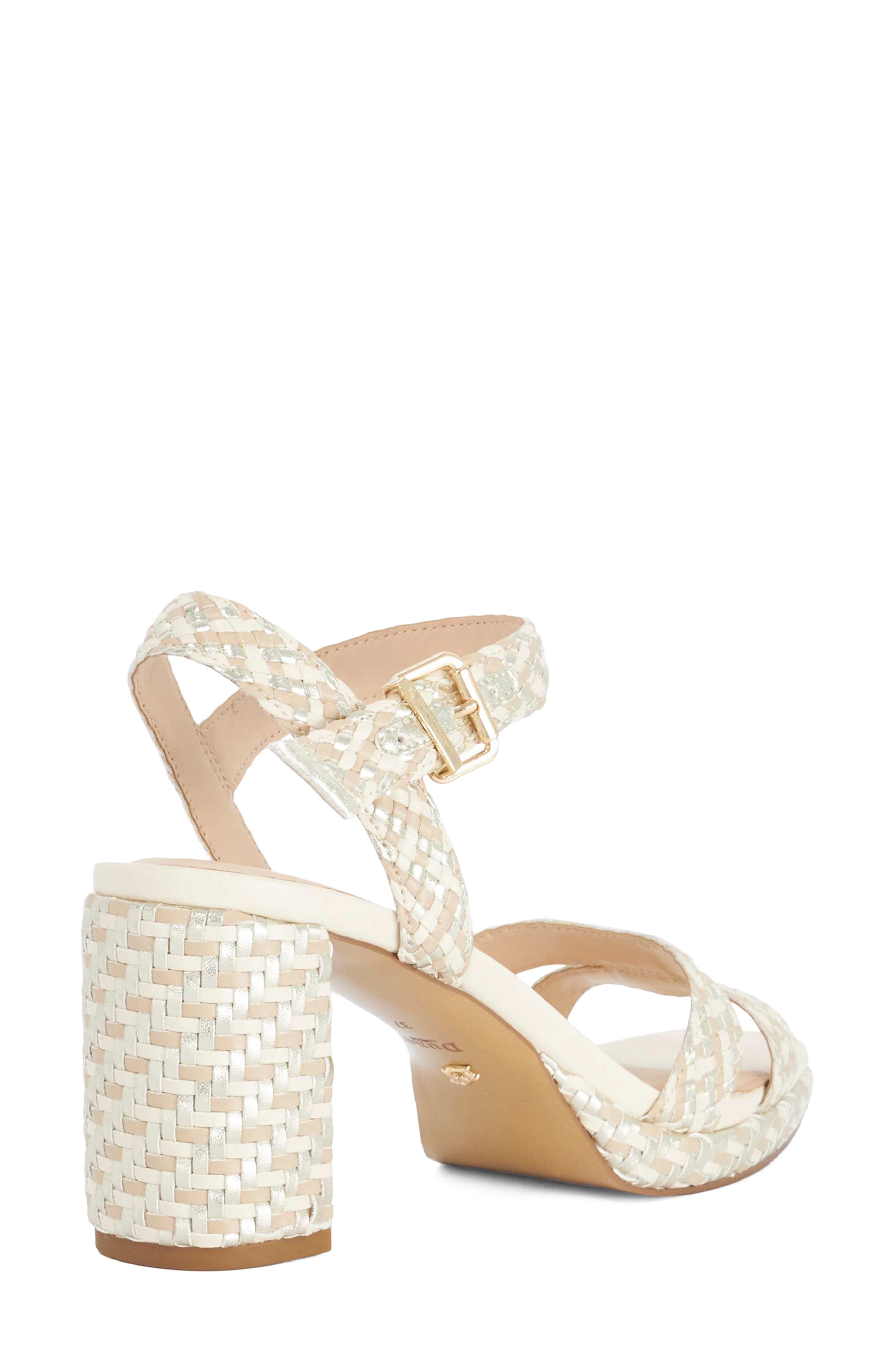 Manifesting Ankle Strap Platform Sandal, Alternate, color, BEIGE MULTI