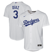 Nike Youth Nike Edwin Díaz White Los Angeles Dodgers Home Baseline Jersey