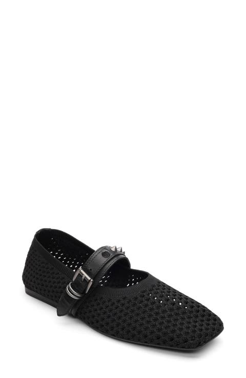 Bijoux Studded Mary Jane Flat (Women)