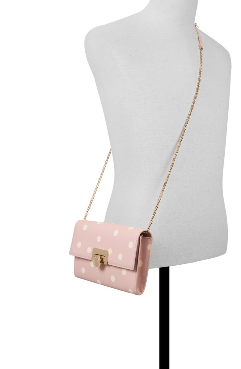 Ted Baker Parisa Crossbody Wallet on a Chain Bag, Alternate, color, Rose