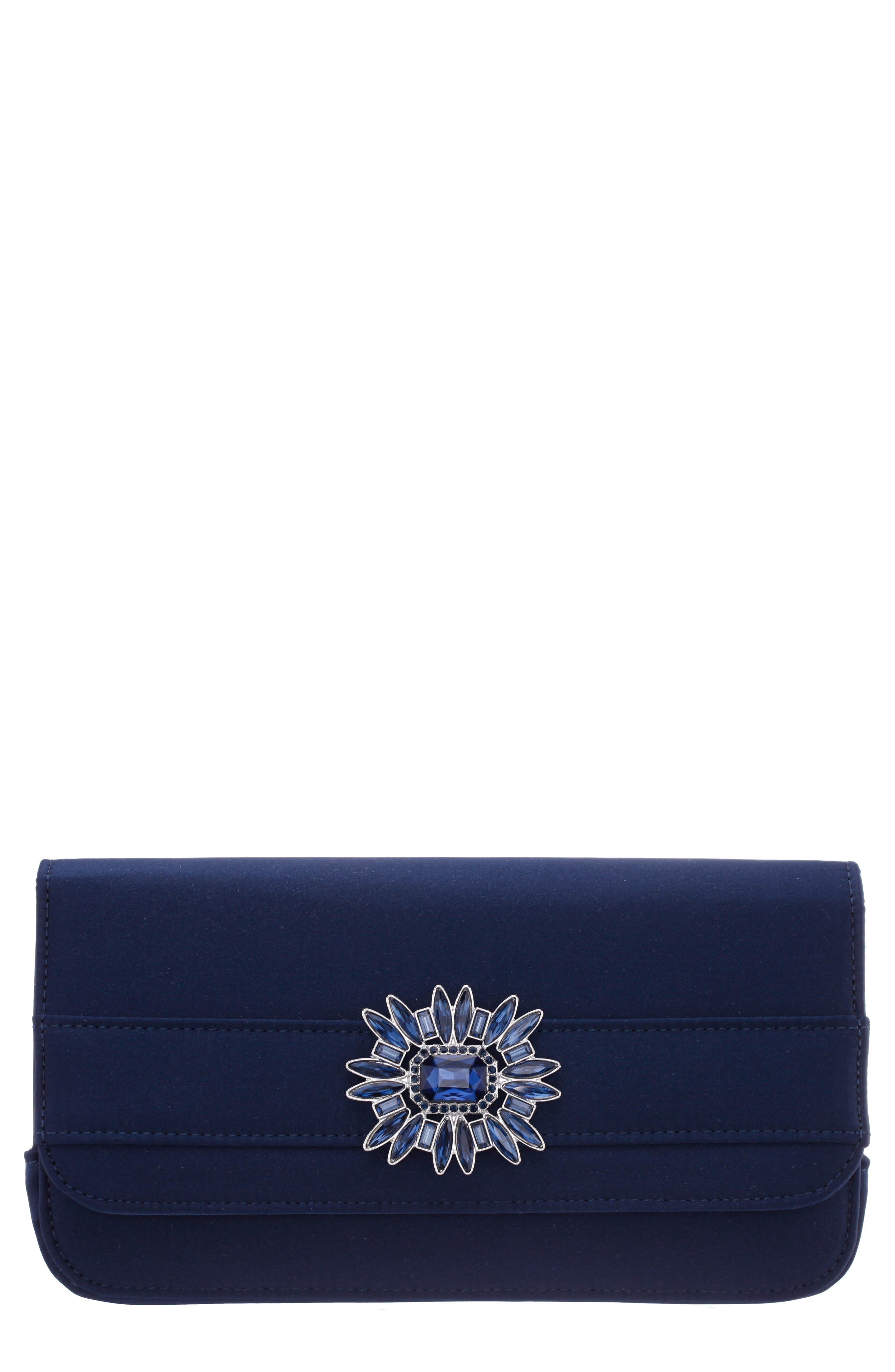 Nina Alina Clutch, Main, color, Navy