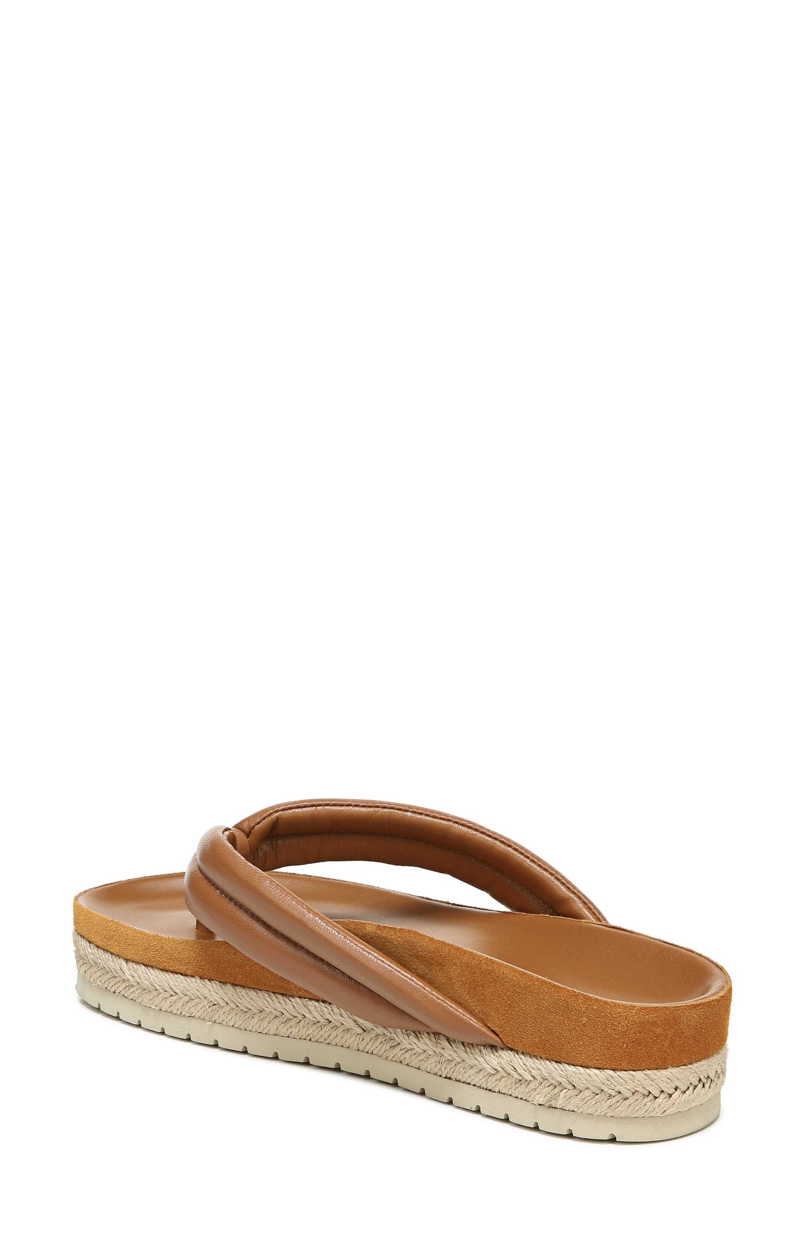 Forest Espadrille Flip Flop, Alternate, color, CUOIO