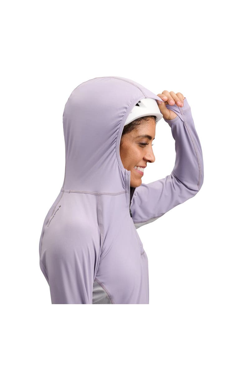 Alpenglow Pro Hooded Top - Women's, Alternate, color, Dusk Violet