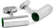 Thompson of London Green Enamel Cylinder Cuff Links