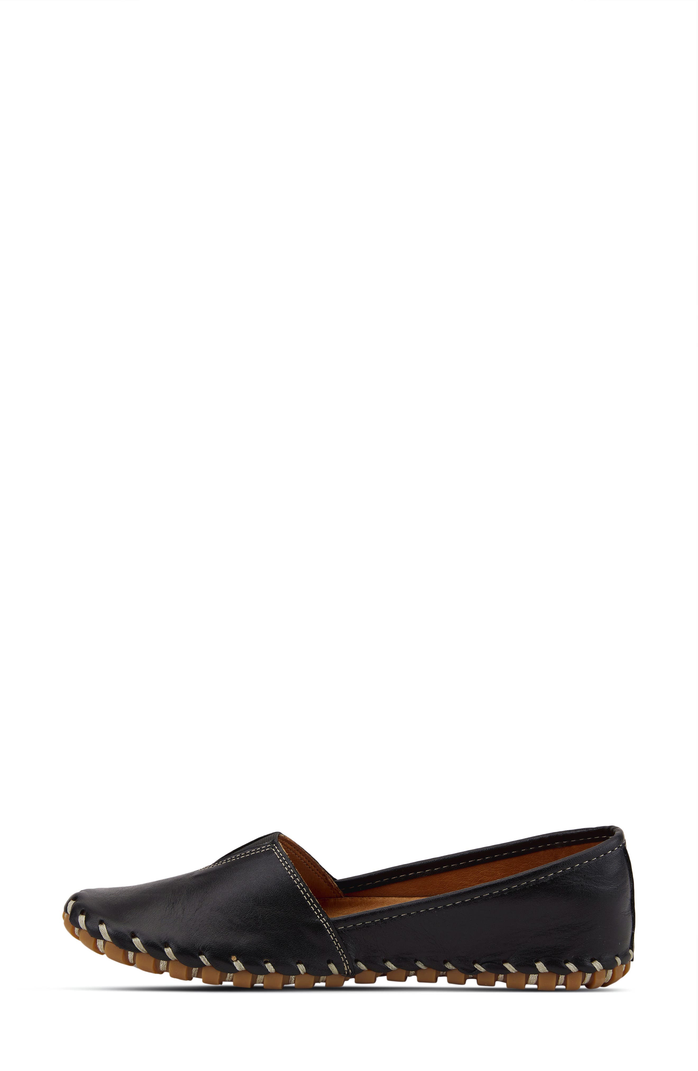 Spring Step Kathaleta Flat, Alternate, color, Black