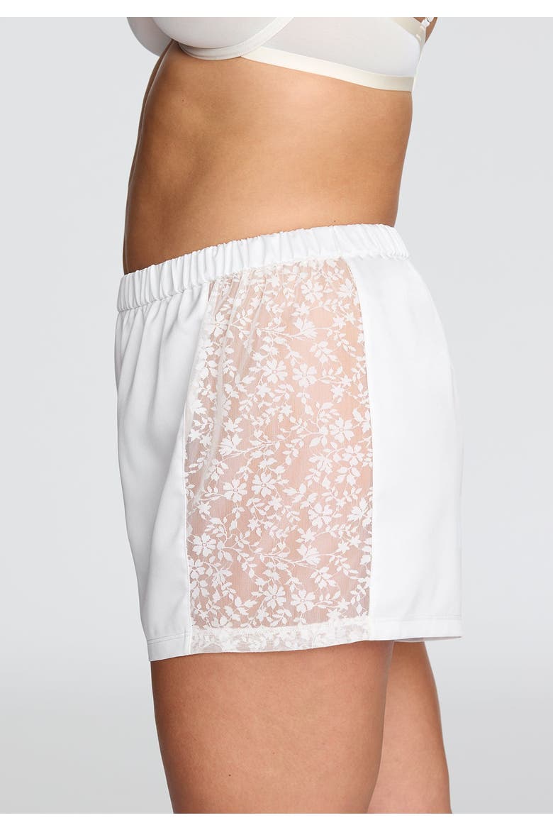 The Lace Panel Shorts, Alternate, color, SALT
