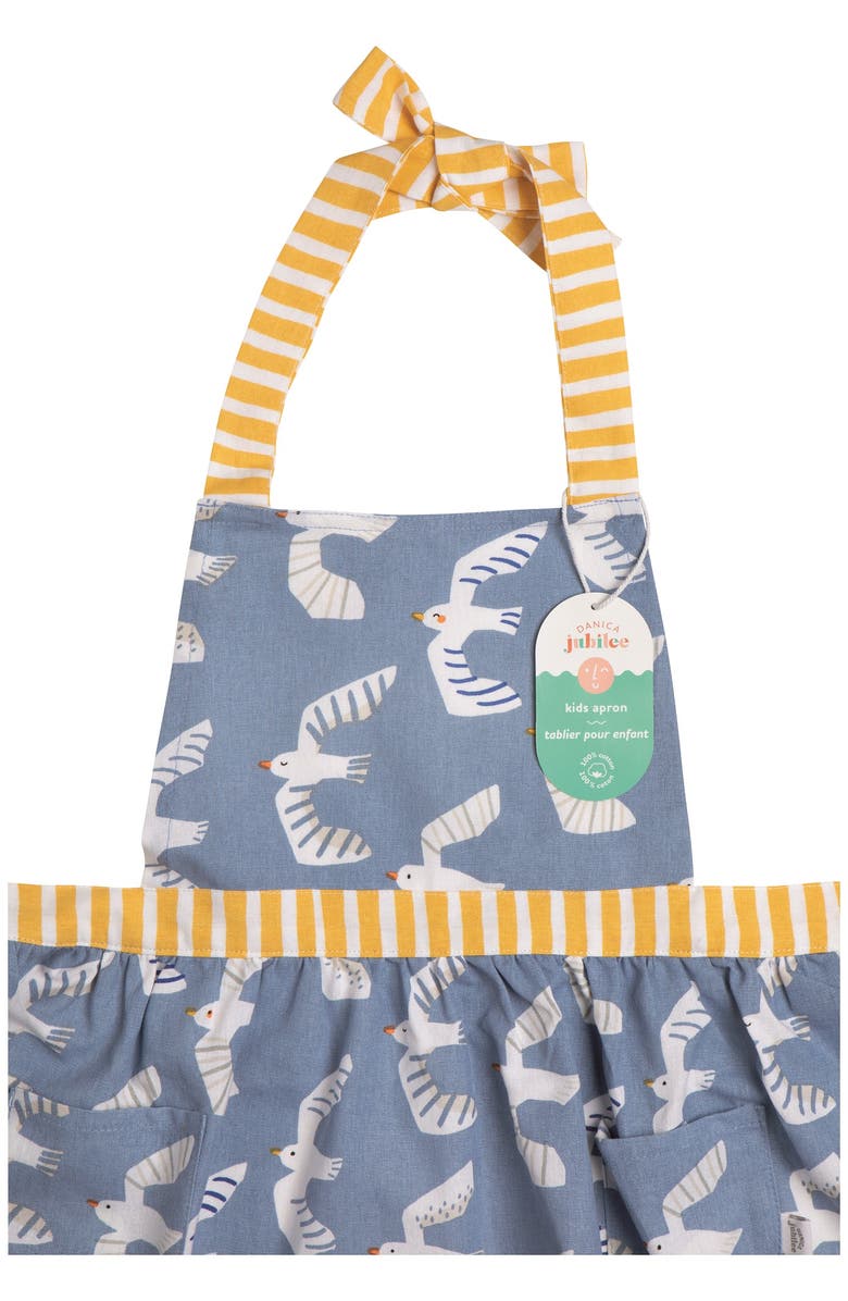 Danica Brands Birdie Apron Set, Alternate, color, Blue