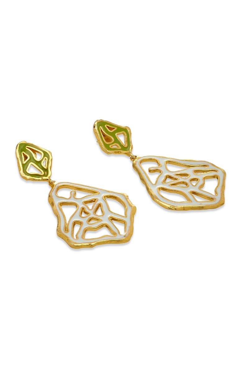 Dhwani Bhansal TALA EARRINGS, Alternate, color, Gold Plated
