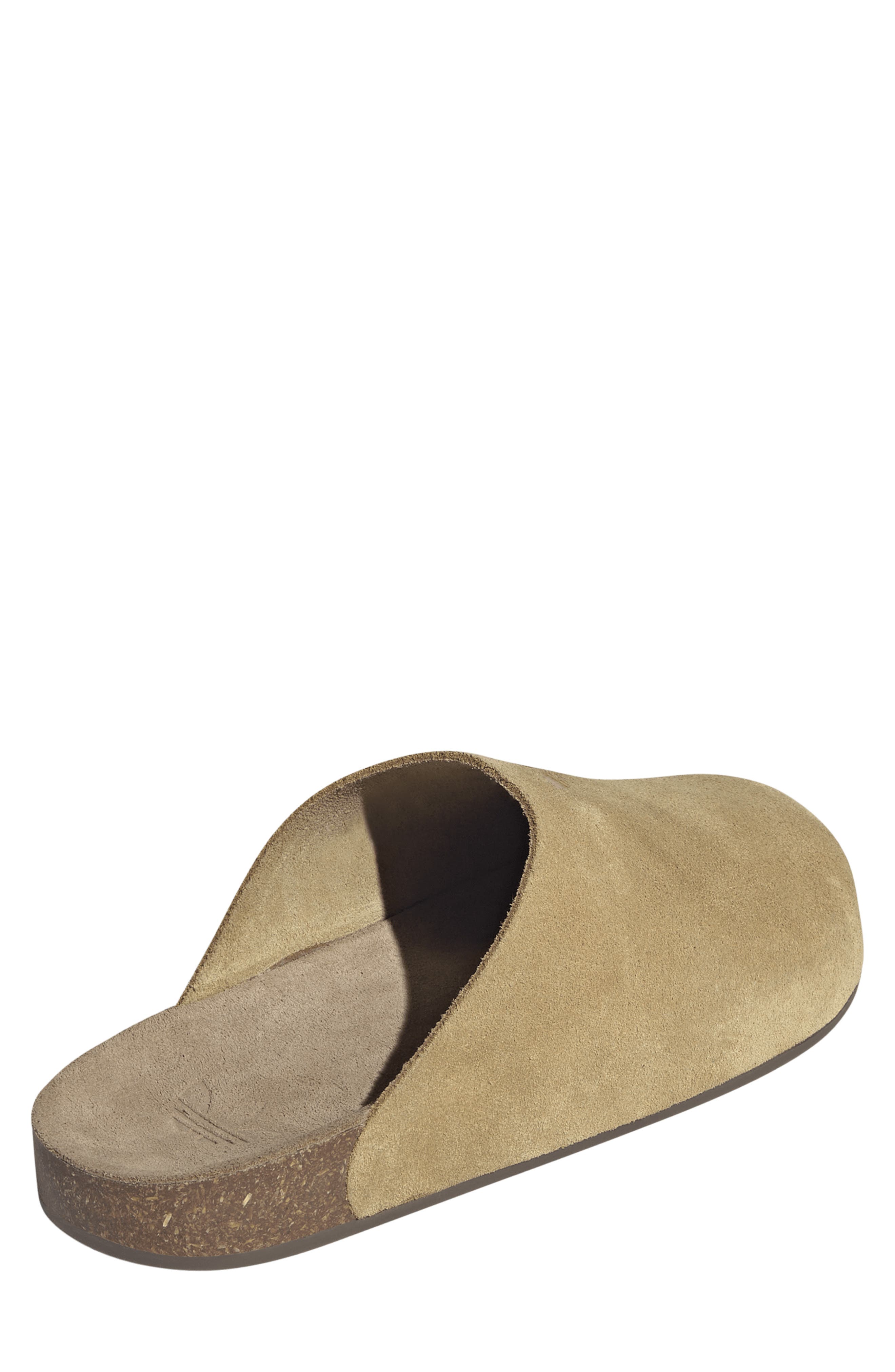 Gender Inclusive Adimule Slide, Alternate, color, GOLDEN BEIGE/ BEIGE/ GUM