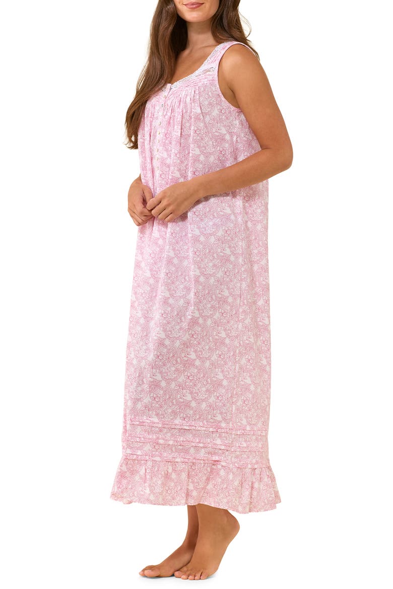 Sleeveless Ballet Nightgown, Alternate, color, PINK FLR