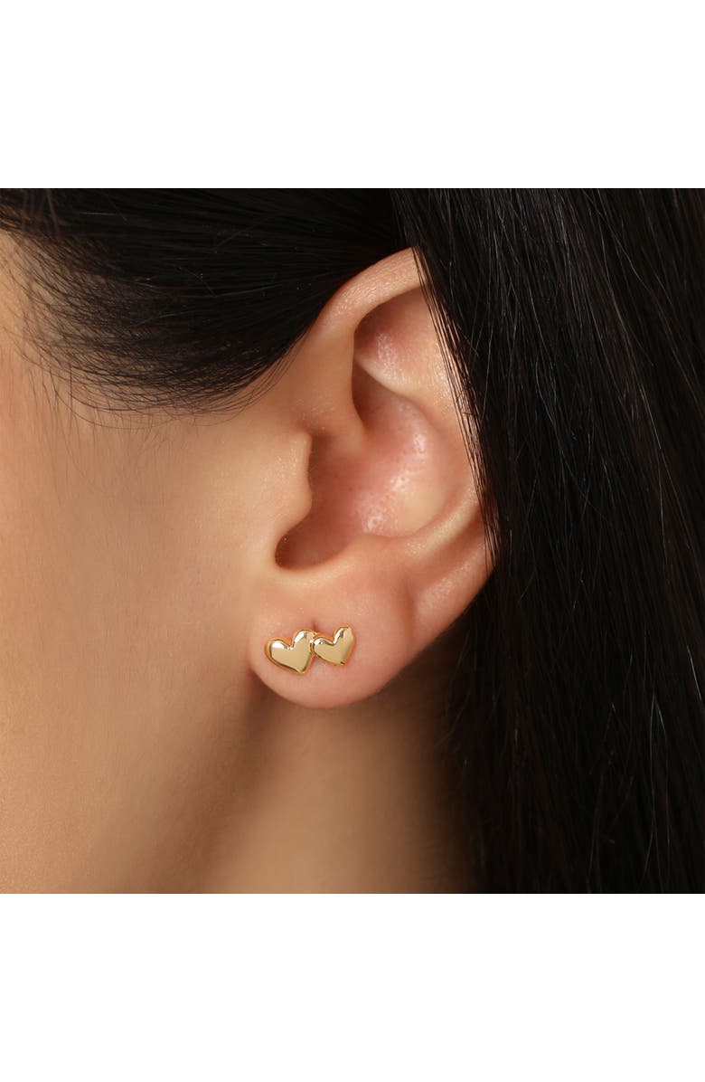 Jessica Simpson Gold-Tone Bow, Butterfly & Pearl Stud & Hoop Earring Set, 12 Pairs, Alternate, color, Gold