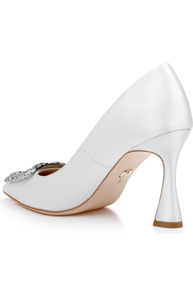 BADGLEY MISCHKA Aubree Pointed Toe Pump, Alternate, color, Whitesatin