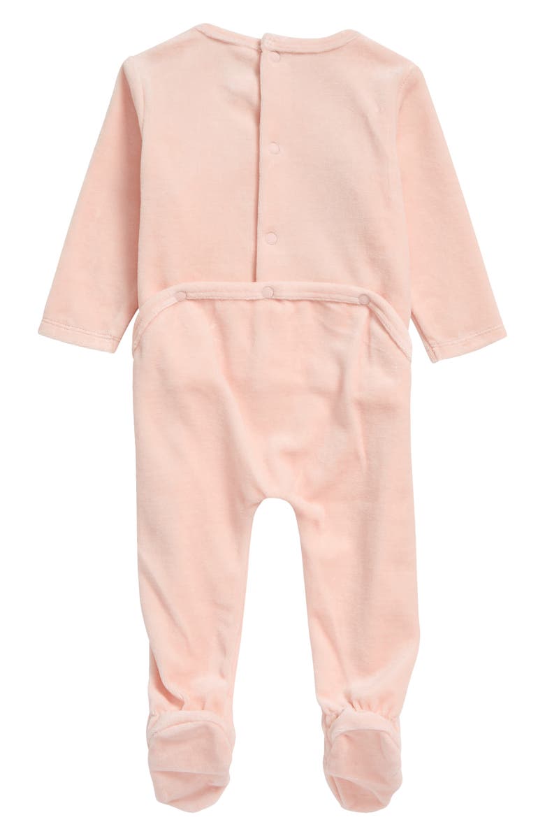 KENZO Tiger Embroidered One-Piece Footed Pajamas, Alternate, color, 